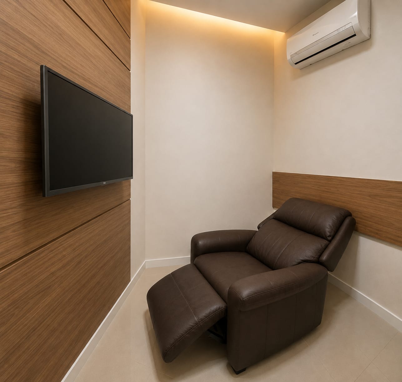 Sala de repouso pré e pós-operatório da LMB Oral